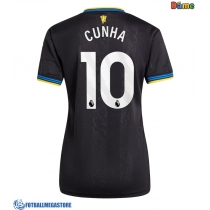 Fotballdrakt Dame Manchester United Matheus Cunha #10 Tredjedrakt 2025-26 Kortermet